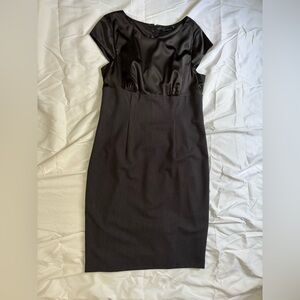 The Limited Black Sheath Midi Dress